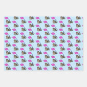 Mermaid Design Wrapping Paper Set (Voorkant)