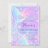 Mermaid Dive in Vijf Vijfde Dag Partij Kaart (Voorkant)