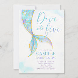 Mermaid Dive in Vijf Vijfde Dag Partij Kaart