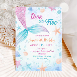 Mermaid Dive in Vijf Vijfde Dag Partij Kaart