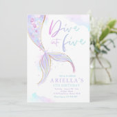 Mermaid Dive in Vijf Vijfde Dag Partij Kaart (Staand voorkant)