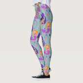 Mermaid Diversity Leggings - Roze, Paars, Aqua (Links)