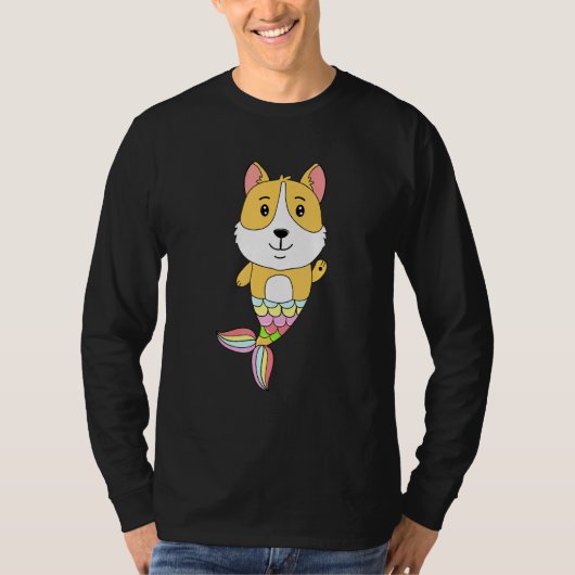 Mermaid Dog - Mermaid Vibes Puppy Idee T-shirt (Voorkant)