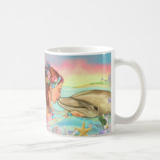 Mermaid "Dolphin Kiss" beker van Schempp Koffiemok