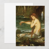 Mermaid door John William Waterhouse (Voorkant / Achterkant)