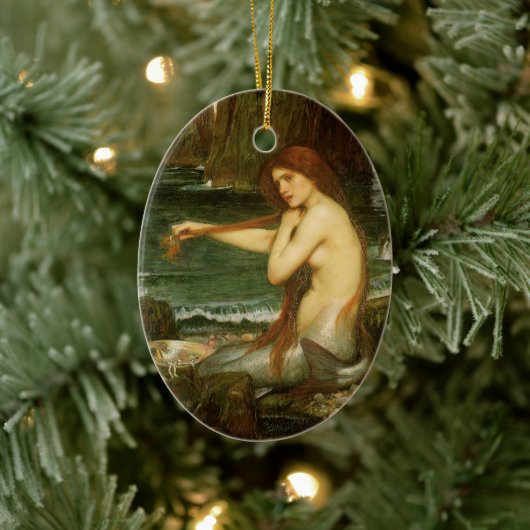 Mermaid door John William Waterhouse Keramisch Ornament (Boom)
