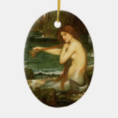 Mermaid door John William Waterhouse Keramisch Ornament (Voorkant)
