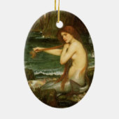 Mermaid door John William Waterhouse Keramisch Ornament (Achterkant)