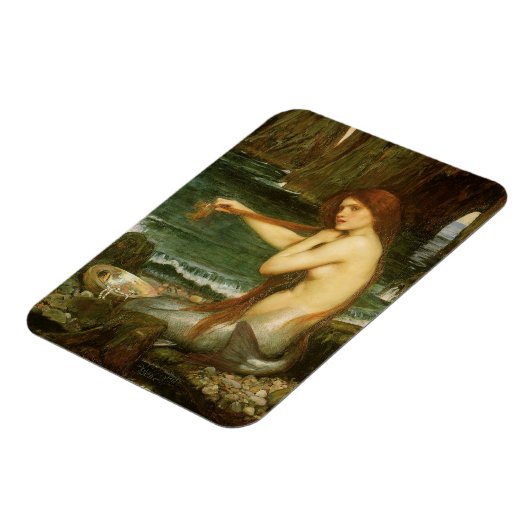Mermaid door John William Waterhouse Magneet (Linkerzijde)