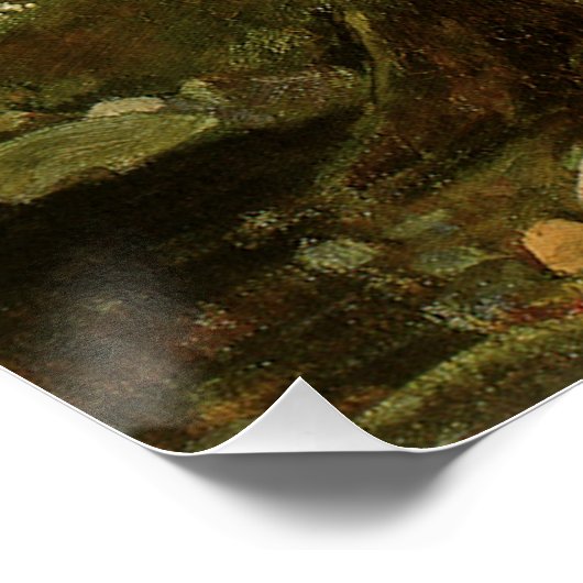 Mermaid door John William Waterhouse Poster (Hoek)