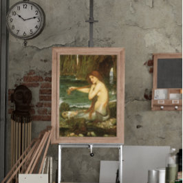 Mermaid door John William Waterhouse Poster
