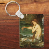 Mermaid door John William Waterhouse Sleutelhanger (Voorkant)