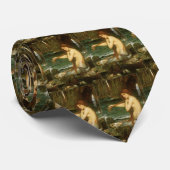 Mermaid door John William Waterhouse Stropdas (Opgerold)