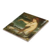 Mermaid door John William Waterhouse Tegeltje (Zijkant)