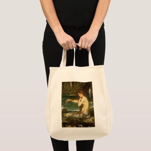 Mermaid door John William Waterhouse Tote Bag (Voorkant (product))