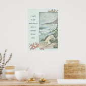  Mermaid Dreaming Quote Poster (Keuken)