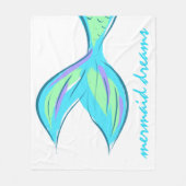 Mermaid Dreams Fleece Blanket Deken (Voorkant)