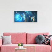 Mermaid Dreams Inspirerend Canvas Afdruk (Insitu (Woonkamer))