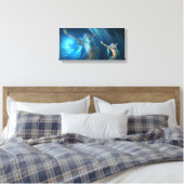 Mermaid Dreams Inspirerend Canvas Afdruk (Insitu (Slaapkamer))