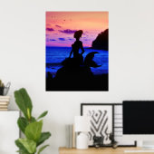 Mermaid Dreams Print (Thuiskantoor)