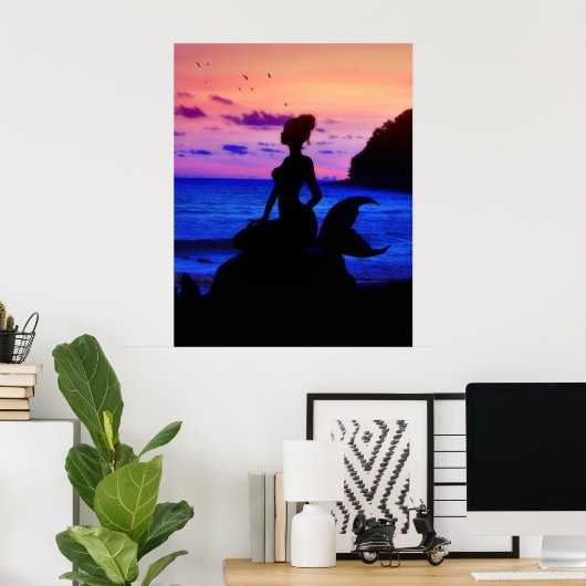 Mermaid Dreams Print (Thuiskantoor)