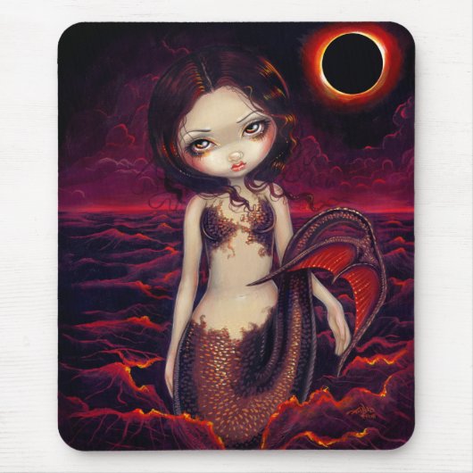 "Mermaid Eclipse" Mousepad Muismat (Voorkant)