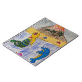 Mermaid Eiland Spiraal Notebook Notitieboek (Linkerzijde)