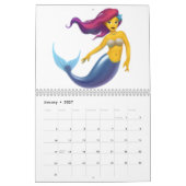 Mermaid - Emoji Kalender (Jan 2027)