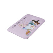 Mermaid en Chihuahua Friends Bath Mat (Gekanteld)