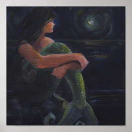 Mermaid en de maan poster