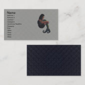 Mermaid en de maan visitekaartje (Voorkant / Achterkant)