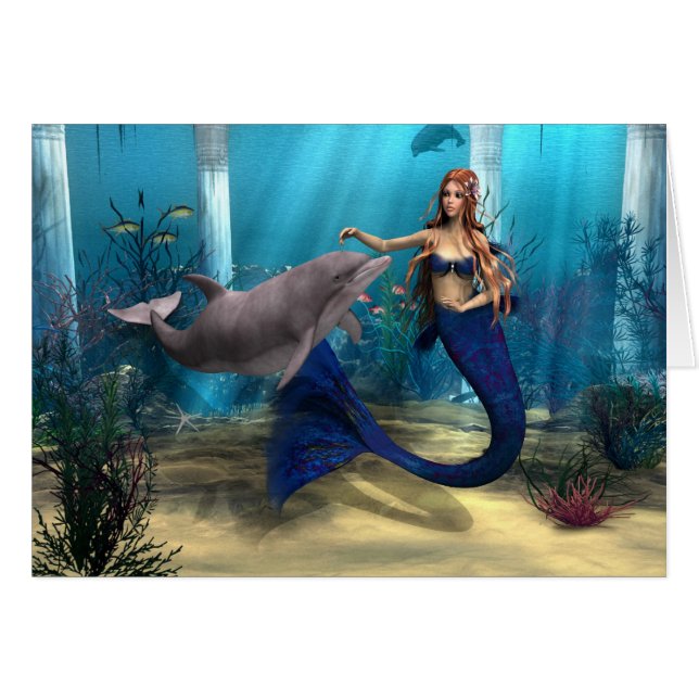 Mermaid en Dolphin (Voorkant Horizontaal)