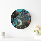 Mermaid en Dolphin Grote Klok (Huis)