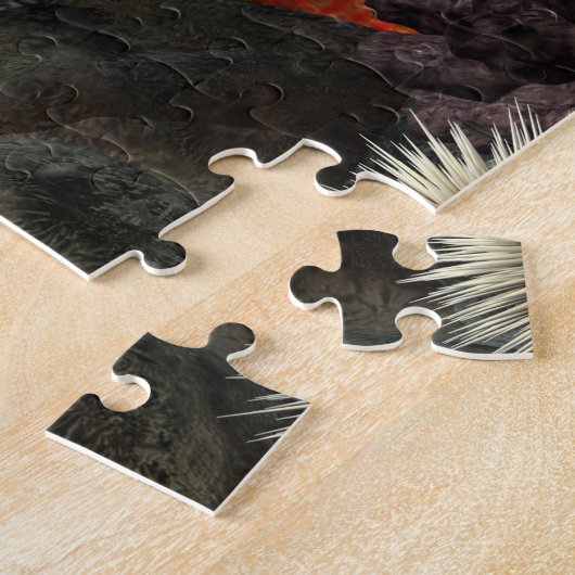 Mermaid en Dolphin Legpuzzel (Zijkant)