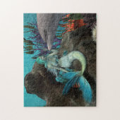 Mermaid en Dolphin Legpuzzel (Verticaal)
