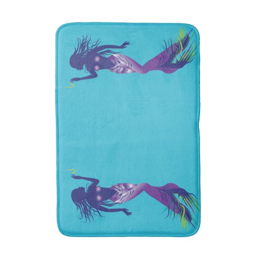 Mermaid en Golden Hook Badmat (Voorkant Verticaal)