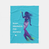 Mermaid en Golden Hook Fleece Deken (Voorkant)
