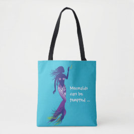 Mermaid en Golden Hook Tote Bag