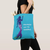 Mermaid en Golden Hook Tote Bag (Dichtbij)