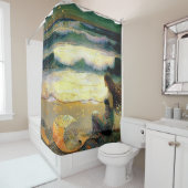 Mermaid en Golden Zee Sprites Douchegordijn (In situ)