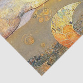 Mermaid en Golden Zee Sprites Tissuepapier (Detail)