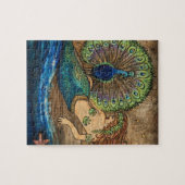 Mermaid en Peacock Legpuzzel (Horizontaal)