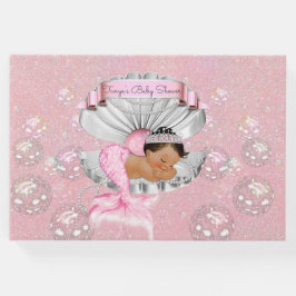 Mermaid Ethnic Baby Girl Pearls Gastenboek