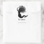 Mermaid Ex Libris Bookplate Sticker (Tas)