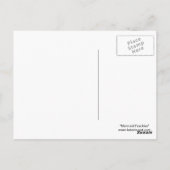 Mermaid face freckles Briefkaart (Achterkant)