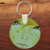 Mermaid face freckles Sleutelhanger (Voorkant)