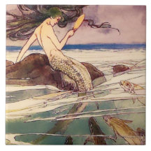 "Mermaid" Fairy Art van Alice B Woodward
