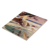 "Mermaid" Fairy Art van Alice B Woodward Tegeltje (Zijkant)