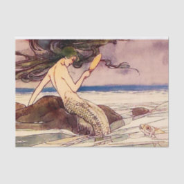 "Mermaid" Fairy Art van Alice B Woodward Tissuepapier