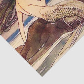 "Mermaid" Fairy Art van Alice B Woodward Tissuepapier (Detail)